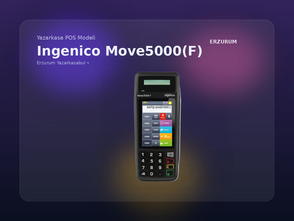 Ingenico Move5000(F) Yazarkasa POS